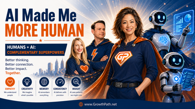 AI Made Me More Human: humans + AI, complementary superpowers