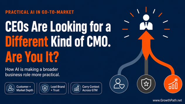 CEOs Are Looking for a Different Kind of CMO. Are You It? title graphic