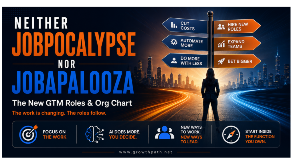 Neither Jobpocalypse Nor Jobapalooza: the new GTM roles and org chart