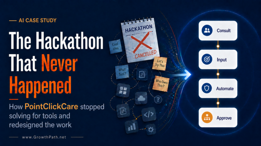 The Hackathon That Never Happened: how PointClickCare stopped solving for tools and redesigned the work