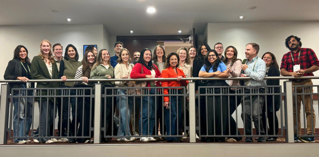 PointClickCare marketing leaders and AI trailblazers at a workshop in Niagara Falls